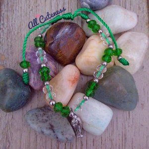 🎀 Green Adjustable Bracelet